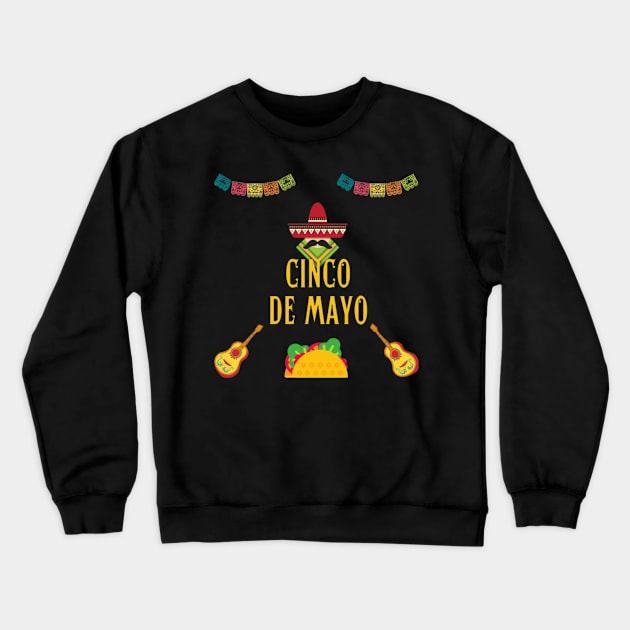 Cinco de Mayo - (Exclusive 2022 Model TShirt) Crewneck Sweatshirt by Magnus28